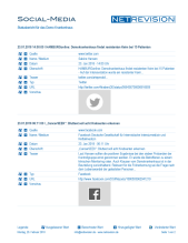 Statusbericht Social-Media Seite 1